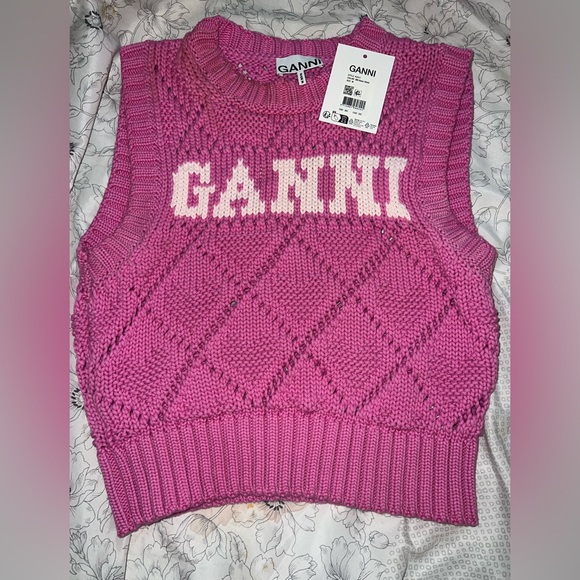 Ganni logo vest - Picture 3 of 5